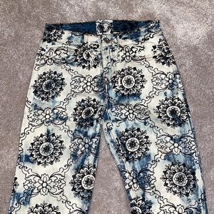 Versus Versace Floral Jeans